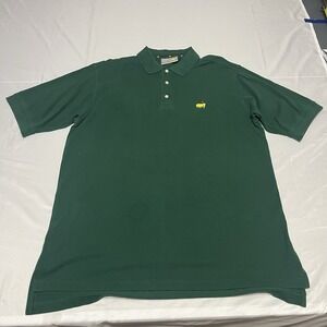Vintage Augusta National Polo Mens XL Golf Masters Green Slazenger